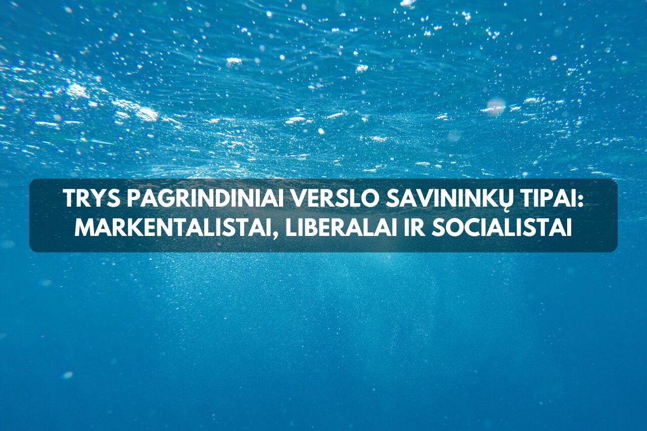 Trys savininkų mąstymo tipai: marketalistai, liberalai ir socialistai